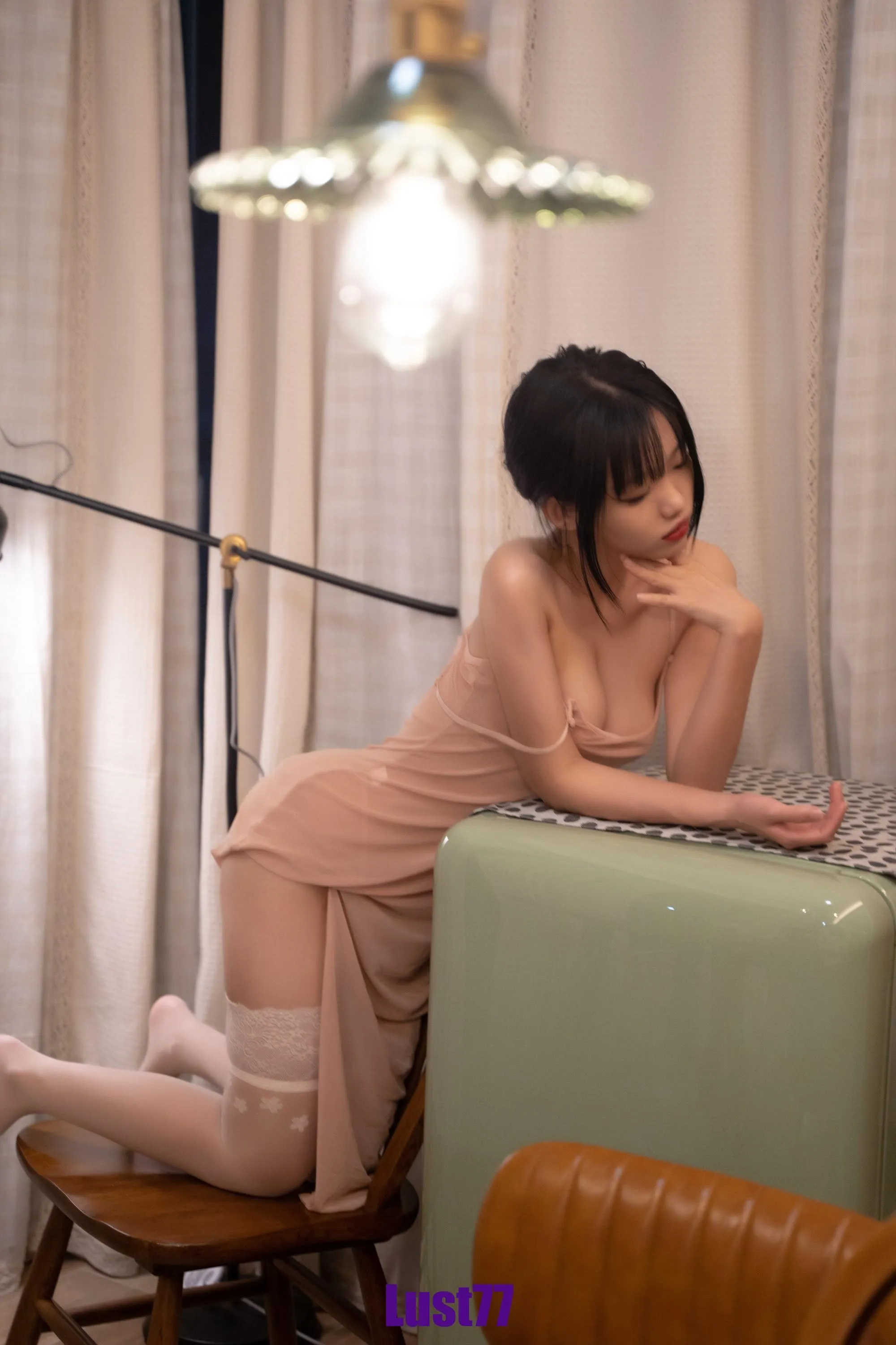 柒柒要乖额 – NO.025 雾纱裙 [61P]插图6